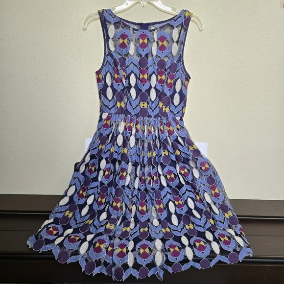 Maeve Anthropologie Lace Fit & Flare Dress 2 - Picture 3 of 9